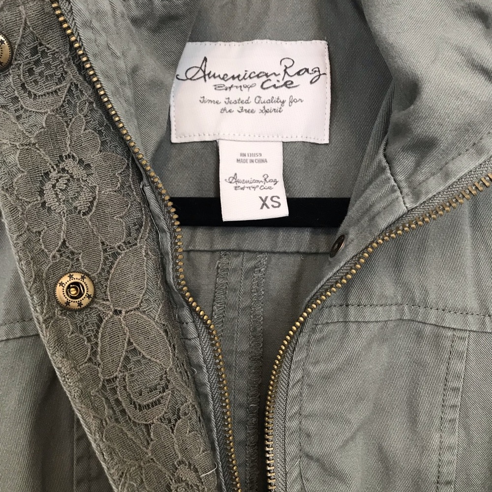 American Rag Olive Utility Jacket - Picture 5 of 8